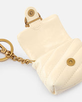 Love Bag Puff AirPods case in shiny leather - | Pinko