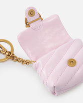 Etui für AirPods Love Bag Puff aus glänzendem Leder - | Pinko