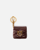 Love Bag Puff AirPods case in shiny leather - | Pinko