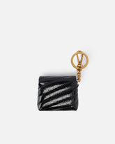 Love Bag Puff AirPods case in shiny leather - | Pinko