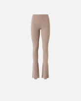 Long flared knit trousers - | Pinko