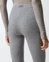 Long flared knit trousers - | Pinko