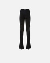 Long flared knit trousers - | Pinko