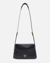 Mini One, Two, Three Bag in leather with shoulder strap - | Pinko