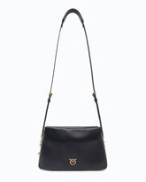Umhängetasche Mini One, Two, Three Bag aus Leder - Schwarz | Pinko