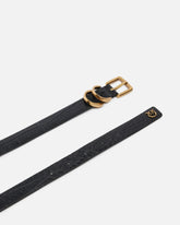 Belt with Love Birds logo plaque, 2 cm - | Pinko