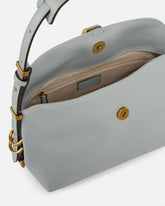 Kleine Schultertasche Saddle Bag aus Leder - | Pinko