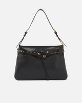 Belt Bag Big large shoulder bag in leather - Black | Pinko