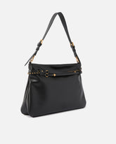 Belt Bag Big large shoulder bag in leather - Black | Pinko