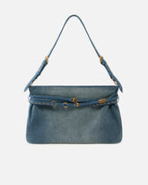 Große Schultertasche Belt Bag Big aus Denim - | Pinko