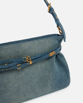 Große Schultertasche Belt Bag Big aus Denim - | Pinko