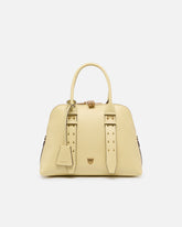 Escape Bag medium leather handbag - Beige | Pinko