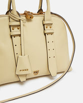 Escape Bag medium leather handbag - Beige | Pinko