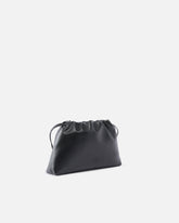 Small lather shoulder bag with drawstring - | Pinko
