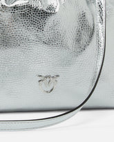 Small handbag in laminated leather - | Pinko