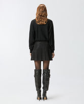 Mini skirt with rhinestones - | Pinko