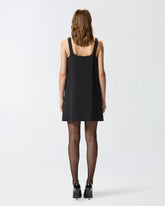 Kurzes Kleid mit Strassbesatz - | Pinko