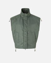 Technical fabric down vest - | Pinko