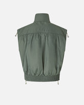 Technical fabric down vest - | Pinko