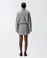 Wool-blend jacket with jewel embroidery - | Pinko