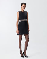 Mini dress with metal embellishments - | Pinko