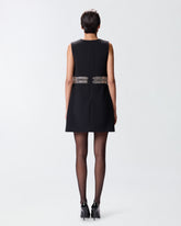 Mini dress with metal embellishments - | Pinko