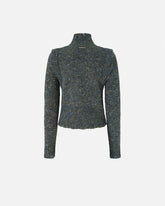 Knit turtleneck with cable stitch - | Pinko