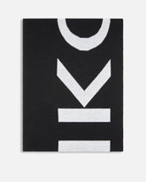 Scarf with PINKO lettering logo - Multicolor Black-White | Pinko