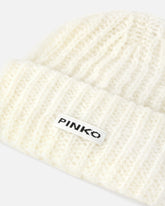 Beanie with PINKO logo lettering - | Pinko
