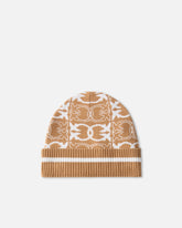 Beanie with jacquard logo detail - | Pinko