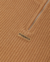 Rundschal in Strick mit Reißverschluss - | Pinko