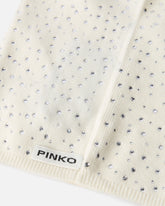 Balaclava with drawstring and rhinestones - | Pinko