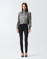 Laminated-effect blouse - | Pinko