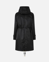 Long down jacket in glossy canvas - | Pinko
