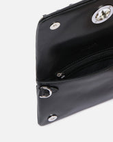 Love Bag Click Soft Horizontal Mini crossbody clutch in leather with studs - | Pinko