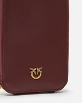 Zip-around leather smartphone case - | Pinko