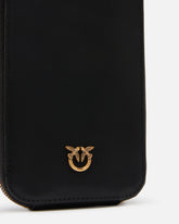 Zip-around leather smartphone case - | Pinko