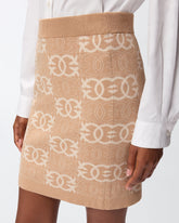 Mini skirt with Love Birds logo - | Pinko