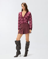 Cardigan mit Logo Love Birds - | Pinko