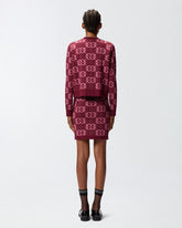 Cardigan with Love Birds logo - | Pinko