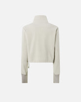 Slim-fit cropped jacket with drawstring - | Pinko