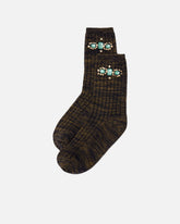 Socks with jewel embroidery - | Pinko
