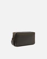 Horizontal Bag medium shoulder bag in leather - Grey | Pinko