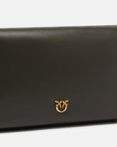 Horizontal Bag medium shoulder bag in leather - | Pinko