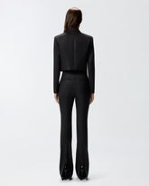 Spenzer mit Nadelstreifen und Glanz-Effekt - | Pinko