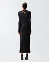 Satin midi skirt - | Pinko