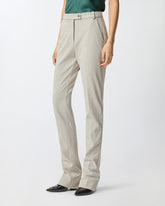 Long trousers with rear zip - | Pinko