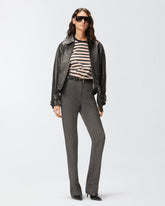 Long trousers with rear zip - | Pinko