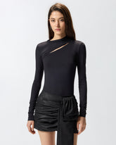 Sweater with cut-out detail - | Pinko