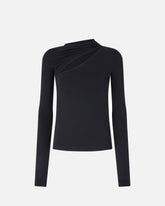 Sweater with cut-out detail - | Pinko